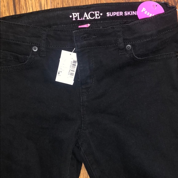 Children’s Place Super Skinny Jeans New 8 Plus - Picture 2 of 3